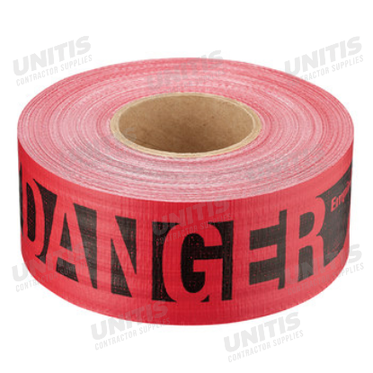 Empire Reinforced Danger Tape - 3" x 500'