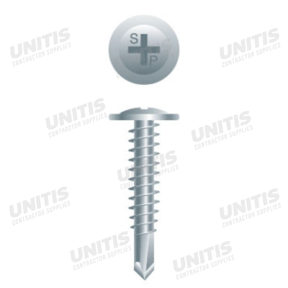 Tek Screw - Modified Truss - #10 x 3/4" - Zinc - 5lb (1000/box)