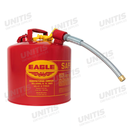 Eagle 5 Gallon Type 2 Red Safety Gas Can