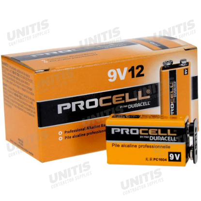 Duracell Procell 9V Battery - 12/Pack