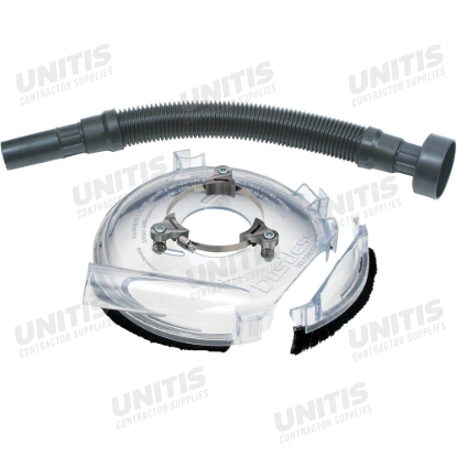 Dustless 7" Universal Grinding Dust Shroud with 18" Hose