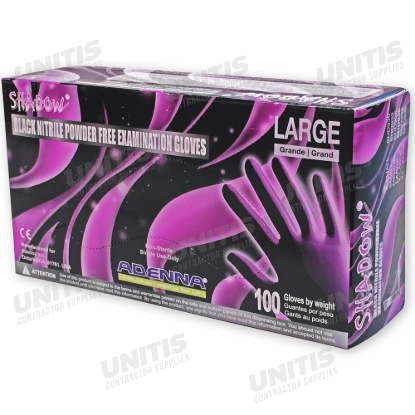 Adenna Nitrile Glove - 6 Mil - Black - XL (90 per Box)
