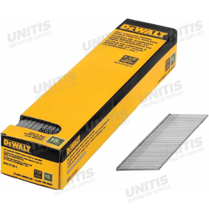 Dewalt Finish Nail 1-1/2" 15 Gauge 34 Degree - 2500/Pack