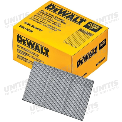 Dewalt Finish Nail 2" 16 Gauge Straight - 2500/Pack