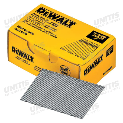 Dewalt Finish Nail 2" 16 Gauge 20 Degree - 2500/Pack