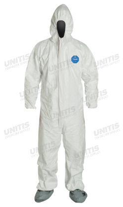 DuPont Tyvek Coverall with Hood & Booties - Large