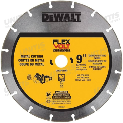 Dewalt Diamond Blade 9" Metal Cutting for FLEXVOLT Saw