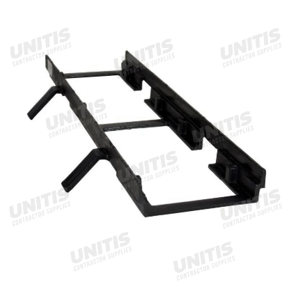 NDS Dura Slope Trench Drain Frame - Ductile Iron - 6-3/8" W x 24" L