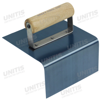 Kraft 6"x6"x3-1/2" 3/4"R (No Batter) Outside Step Tool with Wood Handle