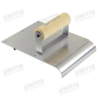 Kraft 6"x8" SS Hand Edger/Groover 1/2"R 1/4"Bit with Wood Handle