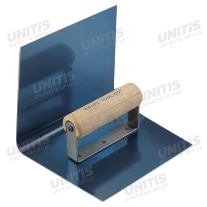 Kraft 9"x9"x4" 3/4"R Bs Hand Cove Tool with Wood Handle