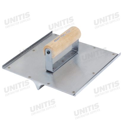 Kraft 8"x8" SS Hand Seamer/Groover 1/2"R 3/4"D with Wood Handle