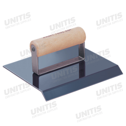 Kraft 6"x6" 45Â° 3/4"Lip Bs Chamfer Edger with Wood Handle