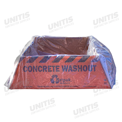 Outpak 4' x 4' x 14" Disposable Concrete Washout
