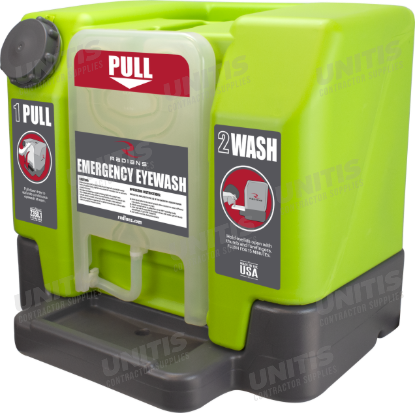 Radians 12 Gallon Portable Eyewash Station - solution sold separately