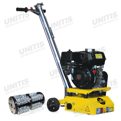 Tomahawk 8" Gas Concrete Scarifier Planer Grinder with 5.5 HP Honda Engine and Drum