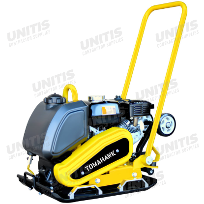 Tomahawk 5.5 HP Honda Vibratory Plate Compactor 23" x 17" for Soil Asphalt Paver Compaction