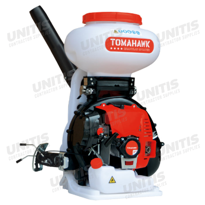 Tomahawk 4 Gallon Backpack Motorized Spreader for Granular Fertilizer, Seed, Feed, Salt Ice