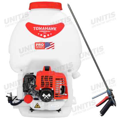 Tomahawk 5 Gallon Power Backpack Sprayer 450 PSI Pump for Pest Control and Disinfectants with Founda