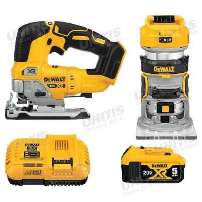 Dewalt 20V MAX XR Brushless Cordless Router and Jig Saw Combo Kit
