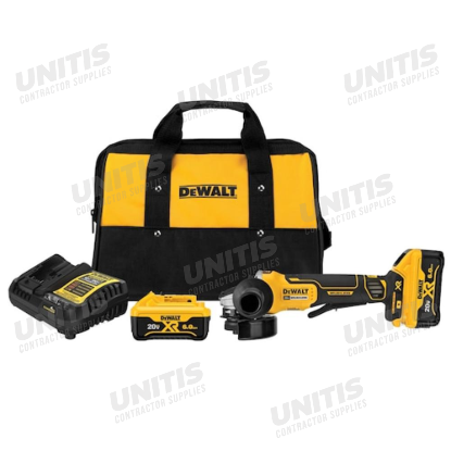Dewalt 20V MAX XR 4.5" Paddle Switch Small Angle Grinder Kit with Kickback Brake
