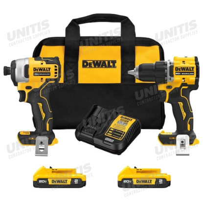 Dewalt ATOMIC 20V MAX Brushless Compact Drill/Driver and Impact Driver Combo Kit