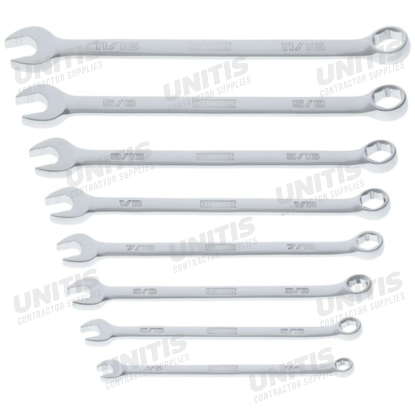 Dewalt TOUGHSERIES 8 Piece SAE Combination Wrench Set