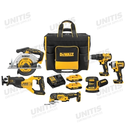 Dewalt 20V MAX 6-Tool Combo Kit with Rolling Bag