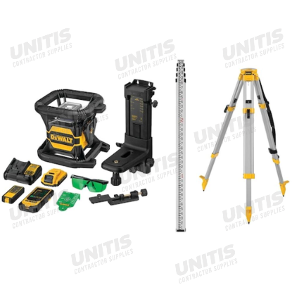 Dewalt 20V MAX Tool Connect Green Tough Rotary Laser Kit