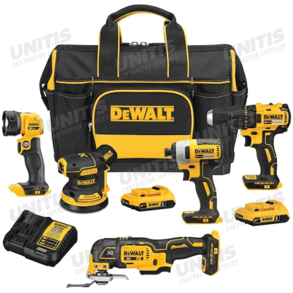 Dewalt 20V MAX 5-Tool Combo Kit with Contractor Bag