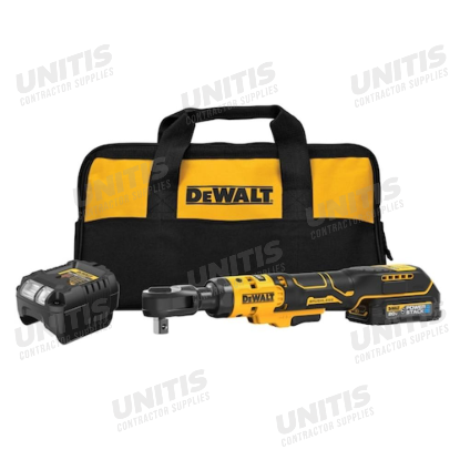 Dewalt ATOMIC 20V MAX Brushless Cordless 1/2" Ratchet Kit with Powerstack Battery