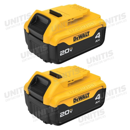 Dewalt 20V MAX 4Ah Battery (2 Pack)