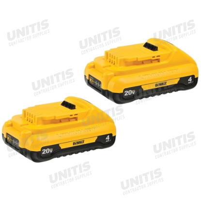 Dewalt 20V MAX 4Ah Battery (2 Pack)