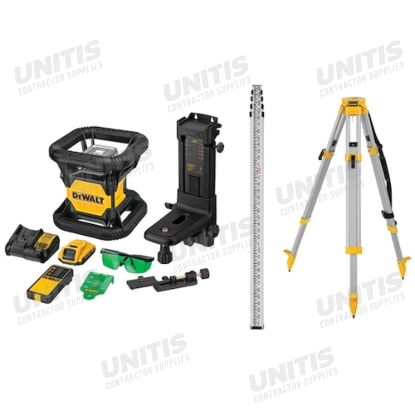 Dewalt 20V MAX Green Tough Rotary Laser Kit