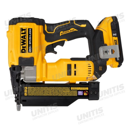 Dewalt ATOMIC Compact Series 20V MAX Brushless Cordless 23 Ga. Pin Nailer Kit