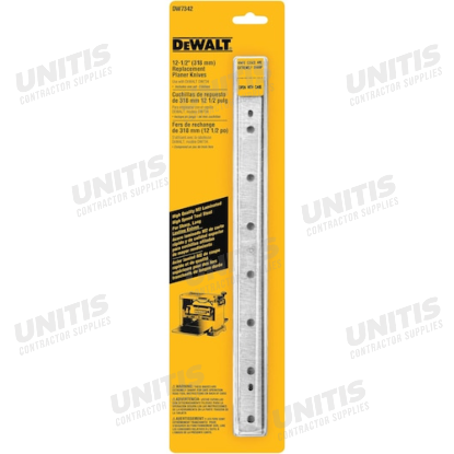 Dewalt 12-1/2" Disposable, Reversible Planer Knives (2-Pack)