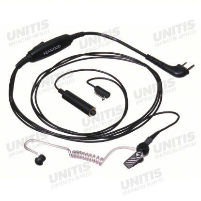 Kenwood Three-Wire Lapel Microphone with Earphone