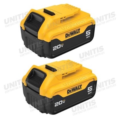 Dewalt 20V MAX Battery 5.0Ah - 2 Pack