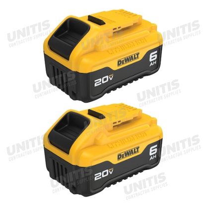 Dewalt 20V MAX Battery 6.0Ah - 2 Pack