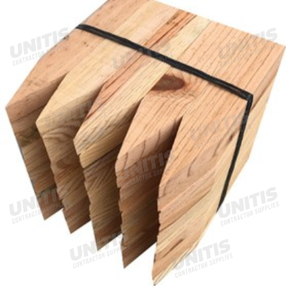 Wood Ginnie / Hub 1" x 2" x 8" - 50/box