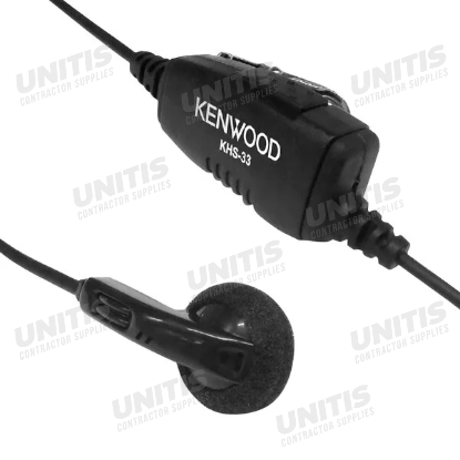 Kenwood Clip Mic with Earbud for ProTalk Radios