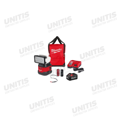 Milwaukee M18 Utility Remote Control Search Light Kit with Portable Base