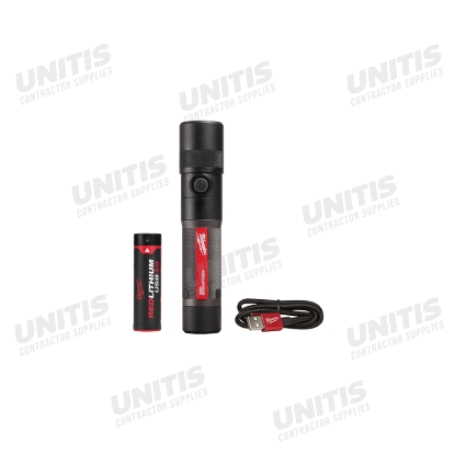 Milwaukee REDLITHIUM USB 1100L Twist Focus Flashlight