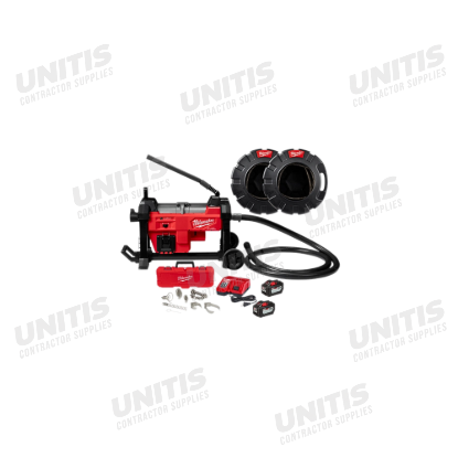 Milwaukee M18 FUEL Sewer Sectional Machine with CABLE-DRIVE 1-1/4" Kit