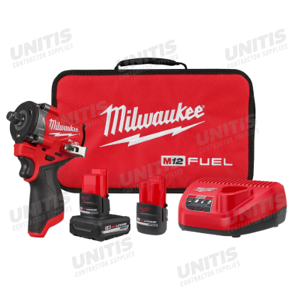 Milwaukee M12 FUEL Stubby 1/2" Impact Wrench Kit