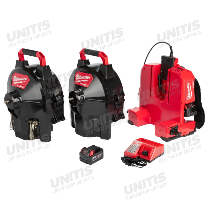 Milwaukee M18 FUEL SWITCH PACK Sectional Drum Machine with 1/2" Cable