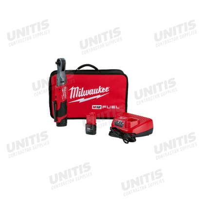 Milwaukee M12 FUEL 3/8" Ratchet 2 Battery Kit