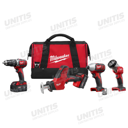 Milwaukee M18 Cordless LITHIUM-ION 4-Tool Combo Kit