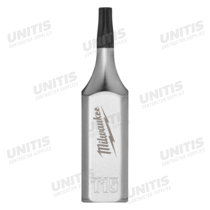 Milwaukee 1/4" Drive T15 Tamper Proof TORX Bit Socket