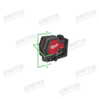 Milwaukee USB Rechargeable Green Cross Line & Plumb Points Laser